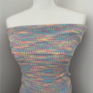 Multicolor Off-Shoulder Women Sweater